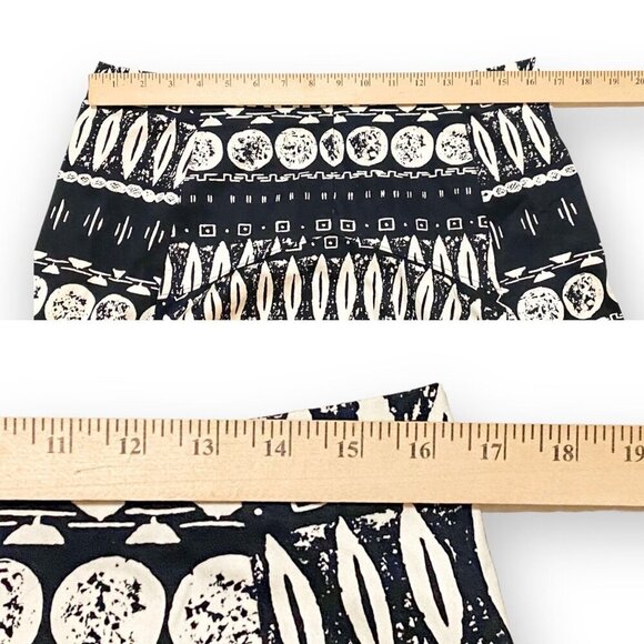 Veronica Beard Woodblock Print Midi Skirt, Black/white, Size 10 - Picture 11 of 14